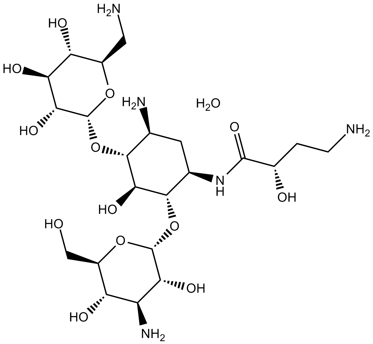 Amikacin hydrate图片