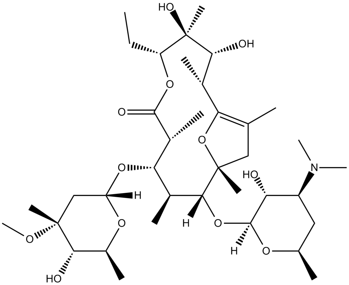 Erythromycin A enol ether图片