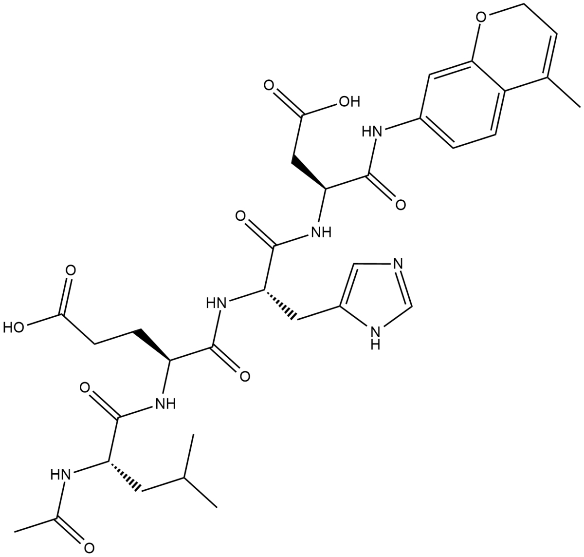 Ac-LEHD-AMC(trifluoroacetate salt)图片