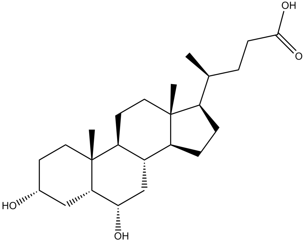 Hyodeoxycholic acid图片