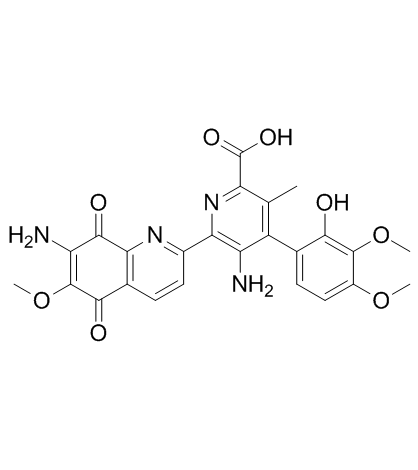 Streptonigrin(Bruneomycin)图片