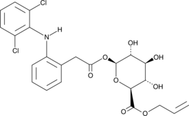 Diclofenac Acyl-β-D-Glucuronide allyl ester图片