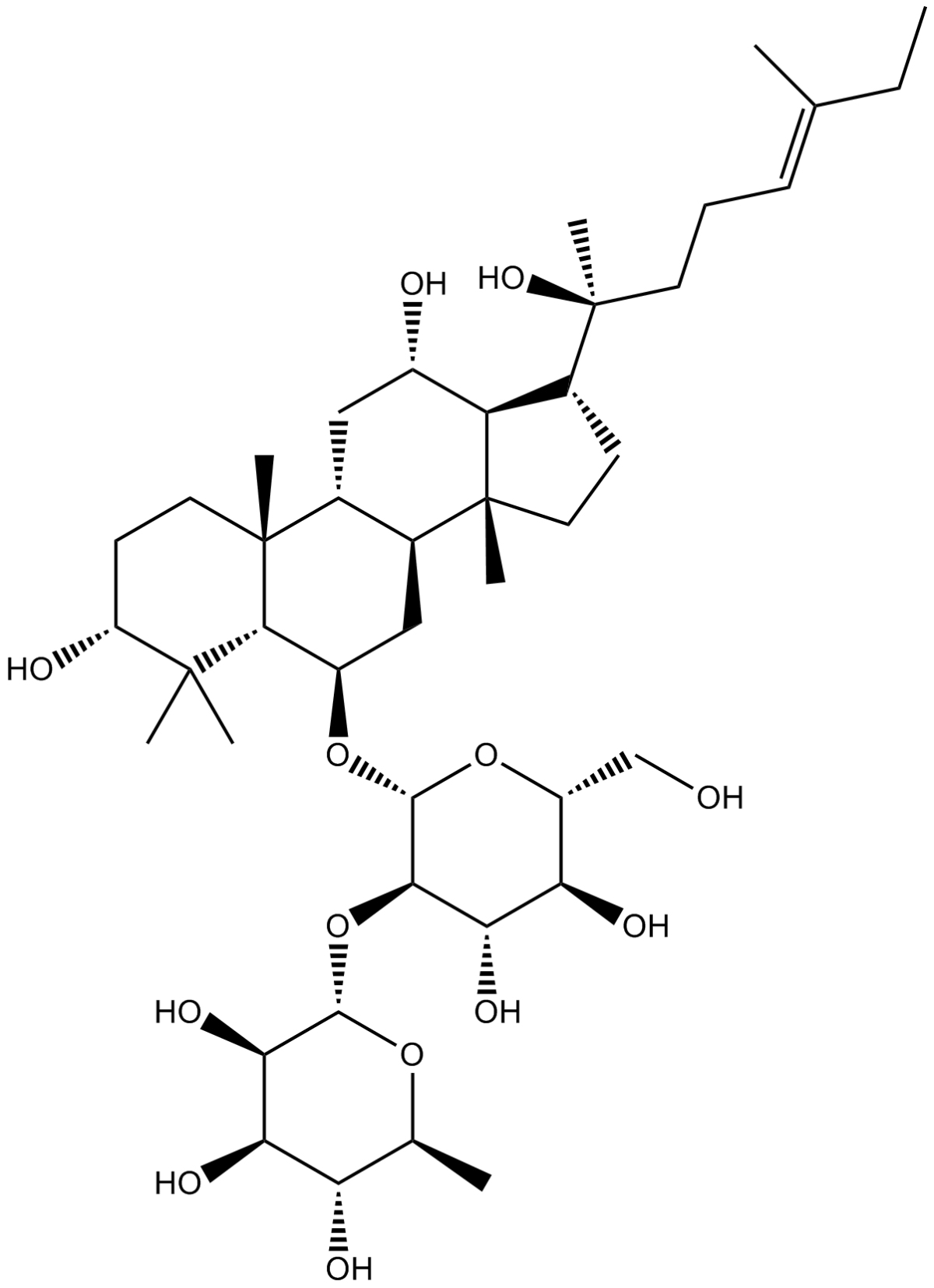 Ginsenoside Rg2图片