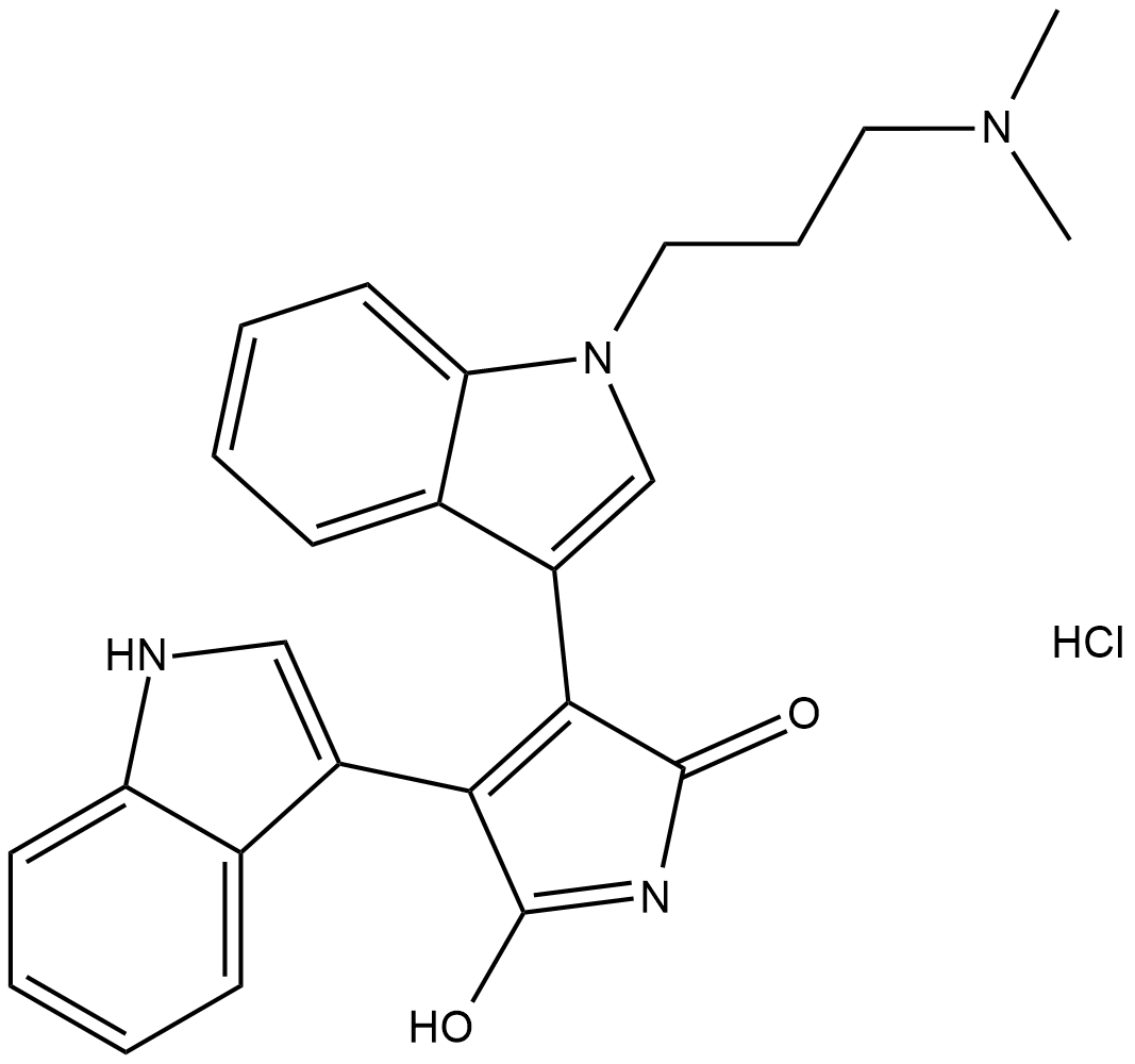 Bisindolylmaleimide I(hydrochloride)图片