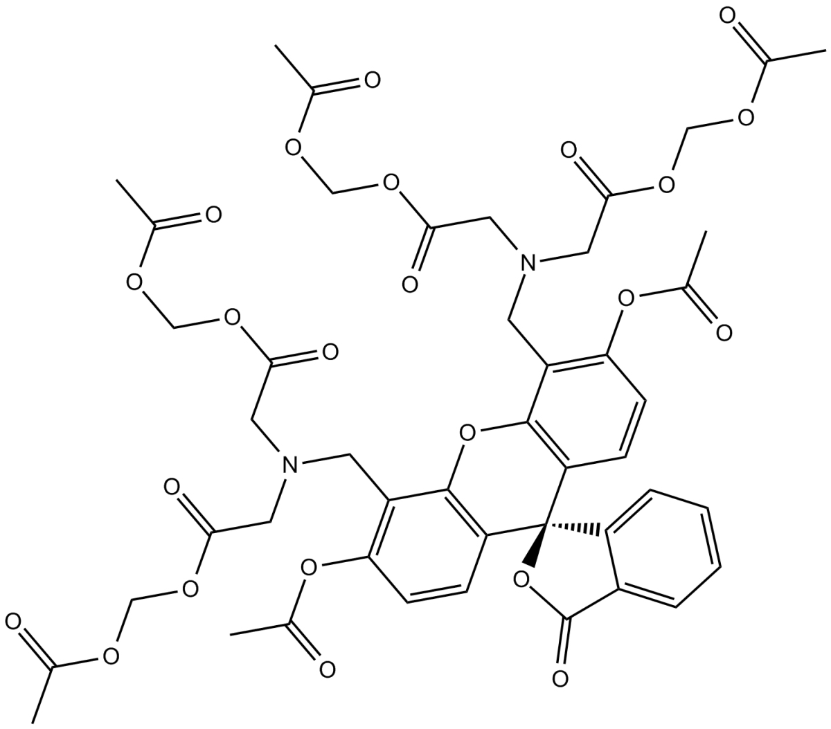 Calcein-AM(Calcein acetoxymethyl ester)图片