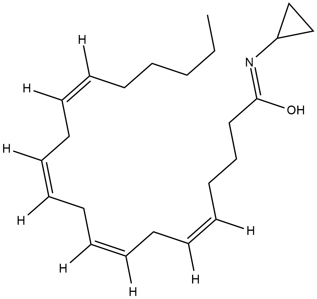 Arachidonoyl Cyclopropylamide图片