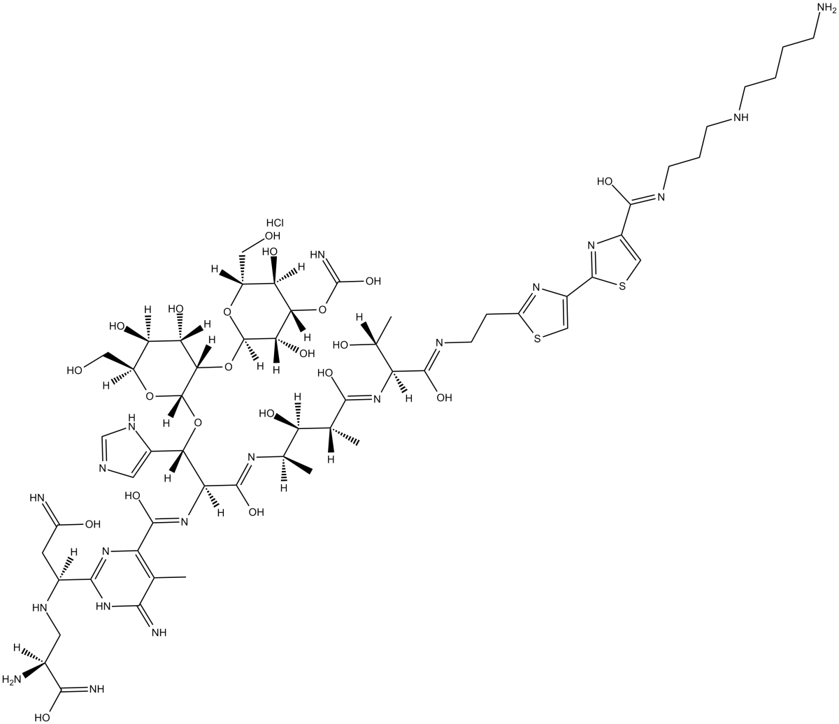 Bleomycin A5(hydrochloride)图片