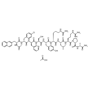Cetrorelix Acetate(SB-075 acetate)图片