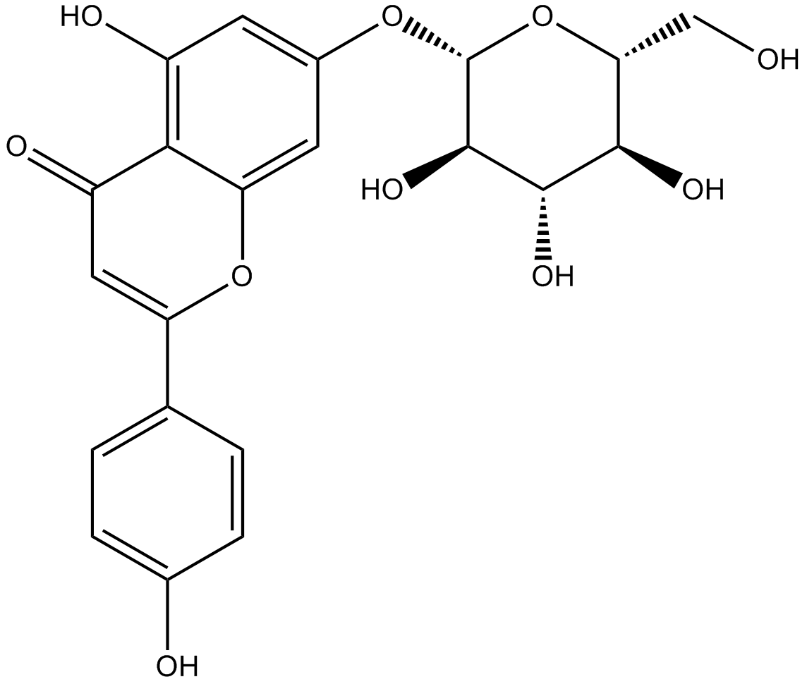 Apigenin-7-O-β-D-glucopyranoside图片