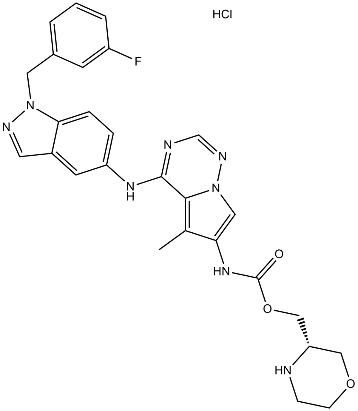 BMS-599626 Hydrochloride图片