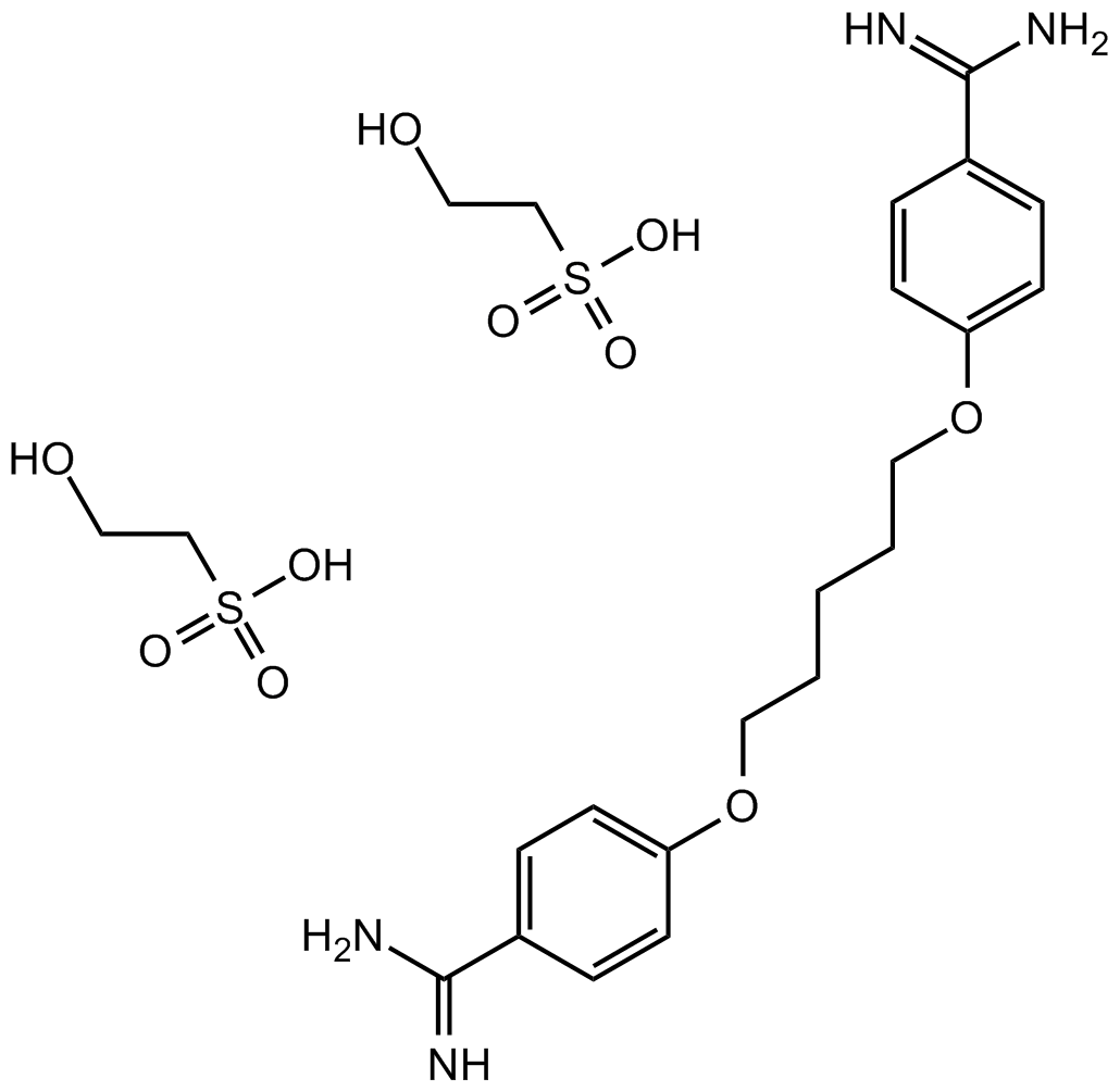 Pentamidine isethionate图片