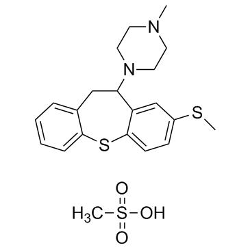 Methiothepin mesylate(Metitepine mesylate)图片