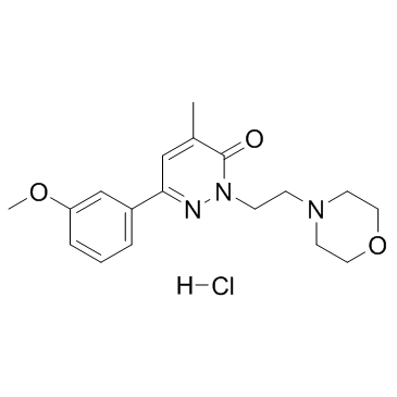 6-(3-Methoxyphenyl)-4-methyl-2-(2-morpholinoethyl)pyridazin-3(2H)-one hydrochloride图片