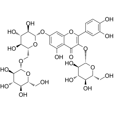 Quercetin-3-O-β-D-glucose-7-O-β-D-gentiobiosiden图片