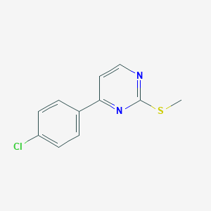 4-(4-Chlorophenyl)-2-(methylthio)pyrimidine图片