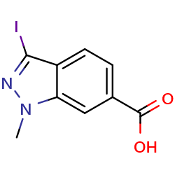 3-Iodo-1-methyl-1H-indazole-6-carboxylic acid图片
