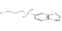 5-(3-fluoropropanesulfonyl)-2,3-dihydro-1H-indole图片