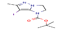tert-butyl7-iodo-6-methyl-1H,2H,3H-pyrazolo[1,5-a]imidazole-1-carboxylate图片