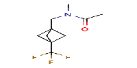 N-methyl-N-{[3-(trifluoromethyl)bicyclo[1,1,1]pentan-1-yl]methyl}acetamide图片