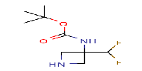 tert-butylN-[3-(difluoromethyl)azetidin-3-yl]carbamate图片