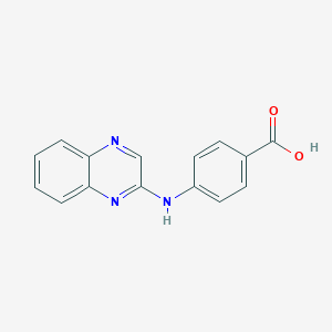 4-(2-quinoxalinylamino)benzenecarboxylic acid图片