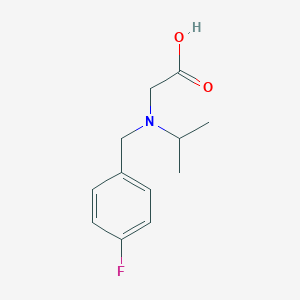 [(4-Fluoro-benzyl)-isopropyl-amino]-acetic acid图片