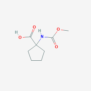 1-[(methoxycarbonyl)amino]cyclopentane-1-carboxylic acid图片