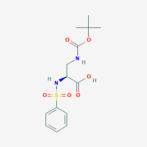 Boc-(S)-3-amino-2-(phenylsulfonylamino)propionic acid图片