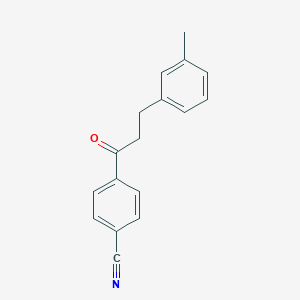 4'-cyano-3-(3-methylphenyl)propiophenone图片