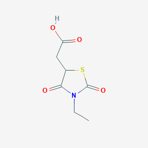 (3-Ethyl-2,4-dioxo-thiazolidin-5-yl)-acetic acid图片