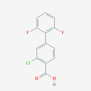 2-Chloro-4-(2,6-difluorophenyl)benzoic acid图片