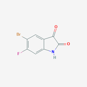 5-Bromo-6-fluoro-1H-indole-2,3-dione图片