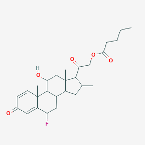 6α-Fluoro-11β-hydroxy-21-valeryloxy-16α-Methylpregna-1,4-diene-3,20dione图片