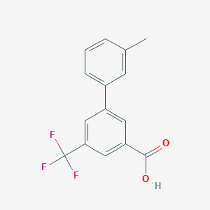 3-(3-Methylphenyl)-5-trifluoromethylbenzoic Acid图片
