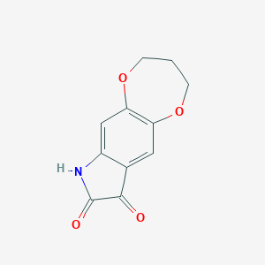 2H,3H,4H,7H,8H,9H-[1,4]dioxepino[2,3-f]indole-8,9-dione图片