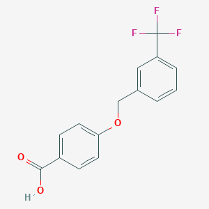 4-{[3-(trifluoromethyl)benzyl]oxy}benzoic acid图片