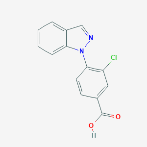 3-chloro-4-(1H-indazol-1-yl)benzoic acid图片