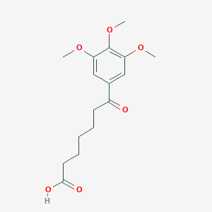 7-(3,4,5-trimethoxyphenyl)-7-oxoheptanoic acid图片