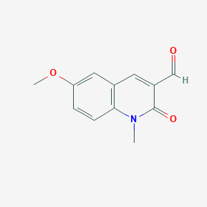 6-Methoxy-1-methyl-2-oxo-1,2-dihydroquinoline-3-carbaldehyde图片