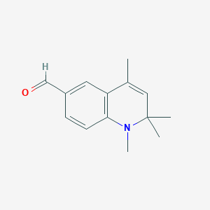 1,2,2,4-Tetramethyl-1,2-dihydroquinoline-6-carbaldehyde图片