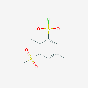 3-methanesulfonyl-2,5-dimethylbenzene-1-sulfonyl chloride图片
