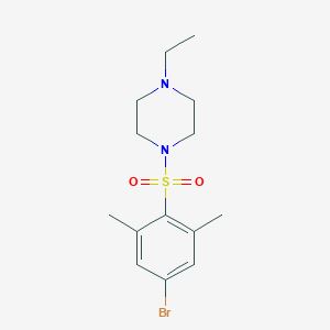 1-((4-Bromo-2,6-dimethylphenyl)sulfonyl)-4-ethylpiperazine图片