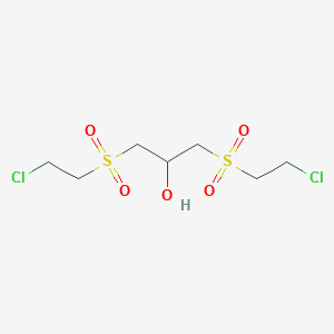 1,3-Bis((2-chloroethyl)sulfonyl)propan-2-ol图片