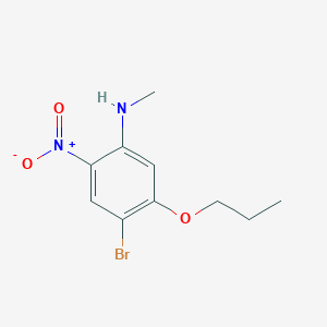 4-Bromo-N-methyl-2-nitro-5-propoxyaniline图片
