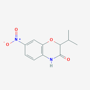 7-nitro-2-(propan-2-yl)-3,4-dihydro-2H-1,4-benzoxazin-3-one图片