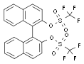 (R)-(-)-1,1'-联-2-萘酚二(三氟甲磺酸酯)图片