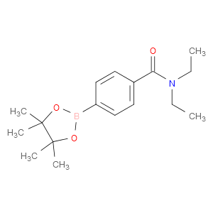 4-(N,N-二乙基氨基羰基)苯硼酸频那醇酯图片