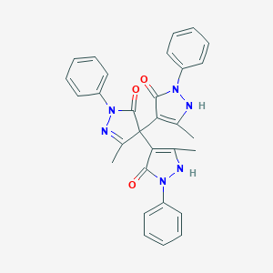 2,4-Dihydro-4,4-bis(5-hydroxy-3-methyl-1-phenyl-1H-pyrazol-4-yl)-5-methyl-2-phenyl-3H-pyrazol-3-one图片