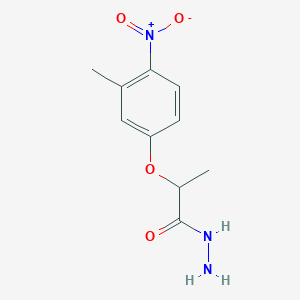 2-(3-Methyl-4-nitrophenoxy)propanohydrazide图片