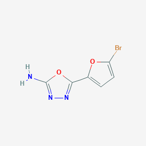 5-(5-bromo-2-furyl)-1,3,4-oxadiazol-2-amine图片